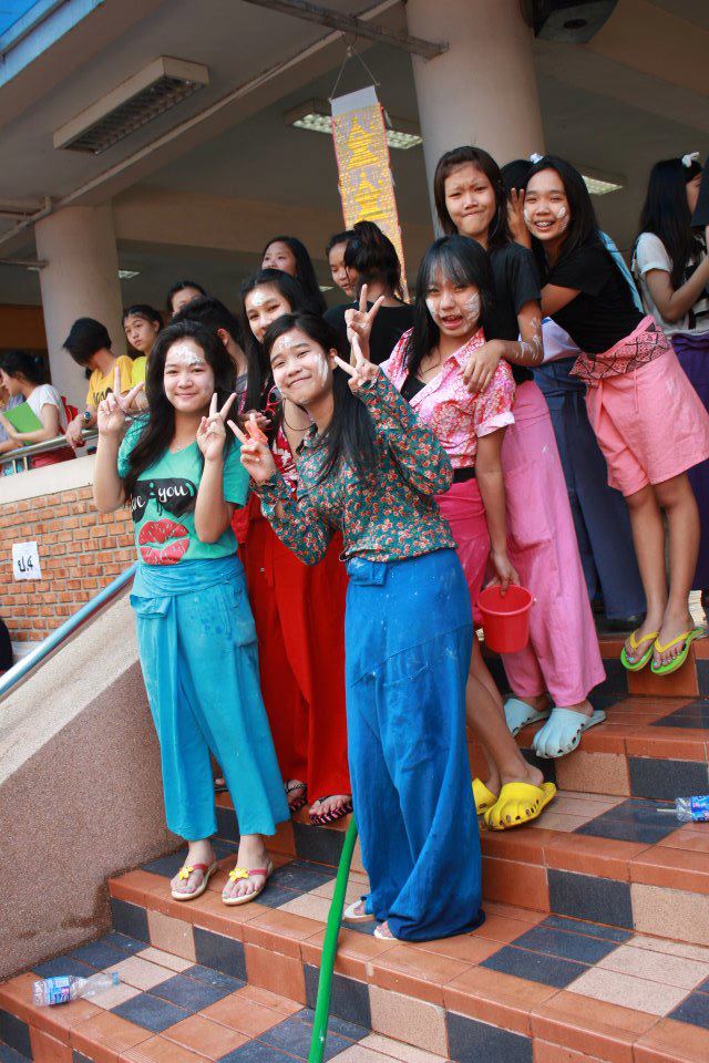 Songkran Activities at Varee Chiangmai School Thailand 